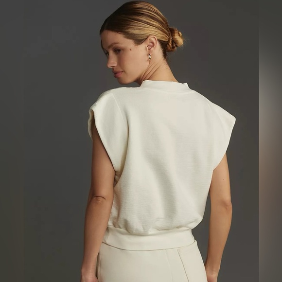 Nation Ltd Lenon Open Collar Short Sleeve Top - Picture 8 of 9